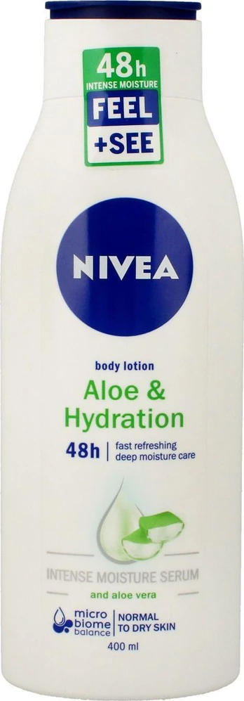 Nivea Aloe & Hydration raminantis kūno losjonas 400ml