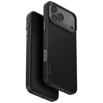 Dėklas UNIQ Keva EDGE do iPhone 17 Pro Max Magclick Charging juoda