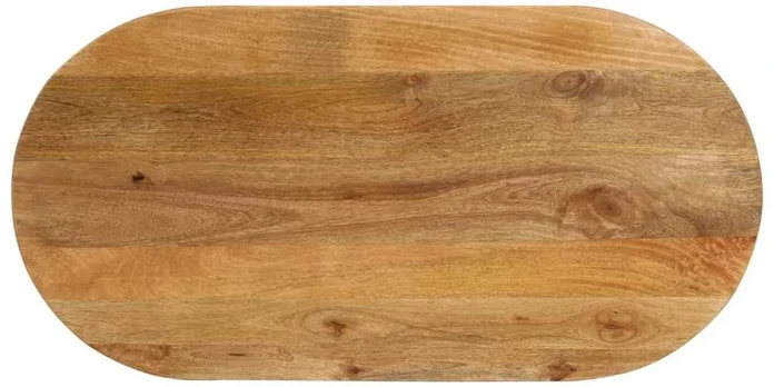 Stalviršis, 120x50x3,8cm, mango medienos masyvas, ovalo formos