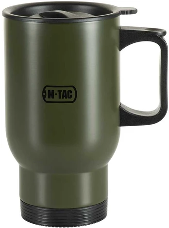 M-Tac termopuodelis su rankena, 450 ml, Olive