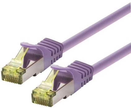 Logon Professional PATCH CABLE SFTP/AWG26/LSOH 0.5M - CAT6A 500Mhz - VIOLET