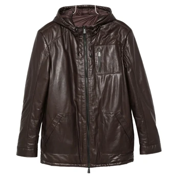 Odinė striukė vyrams, D.brown, Leather jacket