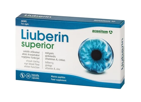 Maisto papildas Liuberin Superior kapsulės, N30