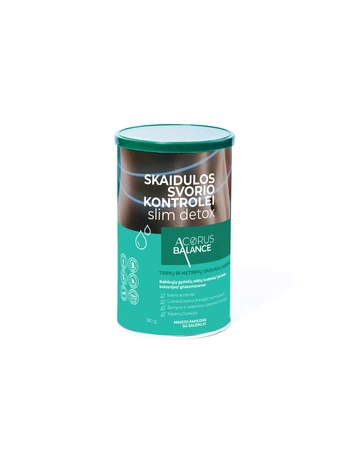 ACORUS BALANCE skaidulos svorio kontrolei Slim detox 180g
