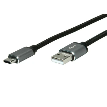 USB kabelis Roline USB-A - USB-C 3 m juodas (11.02.9029)