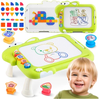Stalas su mgnetine lenta Ricokids, įvairių spalvų