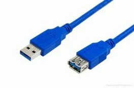 Kabelis USB MediaRange USB-A - USB-A 3 m Mėlyna (MRCS145)