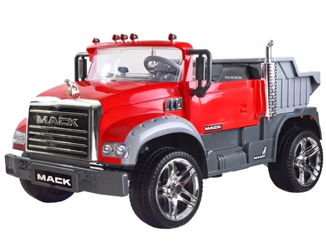Elektromobilis MACK PA0219 CZ, raudonas