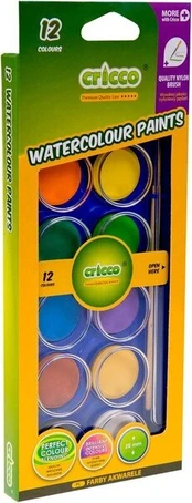 Akvarelė Cricco, 12 spalvų