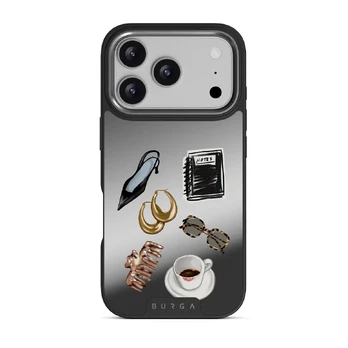 Boss Babe - iPhone 17 Pro Case, Elite Mirror (MagSafe) / Gunmetal