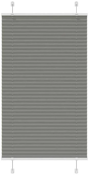 Plisuota žaliuze antracitas 75x150 cm audinio plotis 74,4 cm