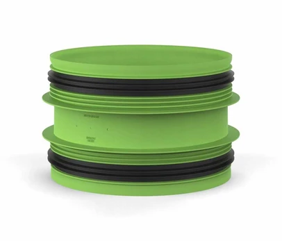 Duco Connection piece with joint D180-D180 (M/M)DUCO