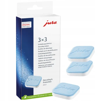 Jura 61848 kalkių šalinimo tabletės kavos aparatams, 9 vnt.