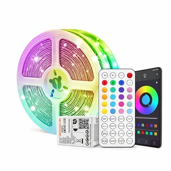 RGB išmanioji LED juosta su nuotoliniu, 30 m