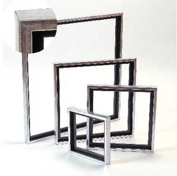 Artmax Marabuwerke Svæveramme træ antik-silverlook 30x90