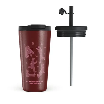 Inner Demons - Travel Mug, 500 ml / Flap & Straw Set
