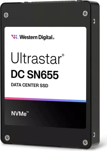 Sandisk SSD|WESTERN DIGITAL|SSD series Ultrastar DC SN655|3.84TB|PCIe Gen4|NVMe|NAND flash technology TLC|Write speed 2600 MBytes/sec|Read speed 6800 MBytes/sec|Form Factor U.3|MTBF 25000000 hours|0TS2461
