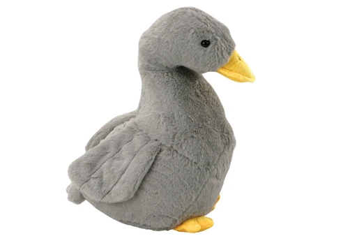 Pliušinis žaislas žąsis Lean Toys, pilkas, 40 cm