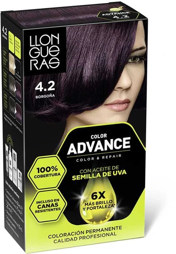 Llongueras COLOR ADVANCE #4,2-borgoña 1 u