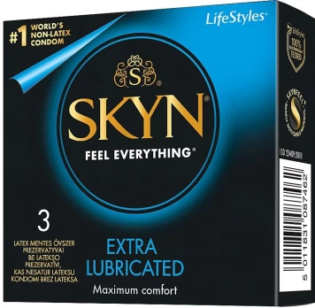 SKYN Extra Lubricated 3 vnt.