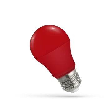 4.9W E27 LED lemputė GLS Raudona