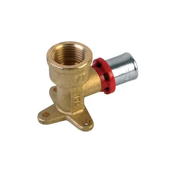 Adapteris TDM Brass 1680, 90 °, 18mm x 1/2", žalvaris