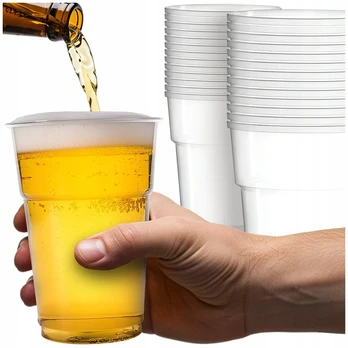 Plastikinis bokalas alui, 400 ml, 800 vnt., bespalvis