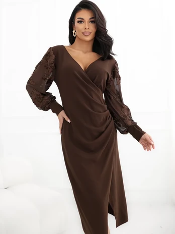 Italy Moda Sukienka-MI-SK-A1771.03-ruda