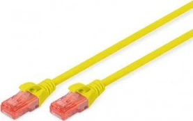 Digitus CAT 6 U-UTP Patchk.,0,25m,Geltona