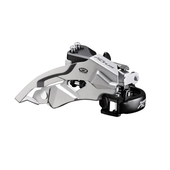 Priekinis pavarų perjungiklis Shimano Altus M370 // 3x9 speed, Dual Pull, 31,8 mm