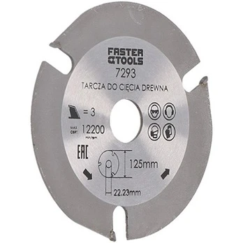 Pjovimo diskas Faster Tools, 125 mm x 22.23 mm