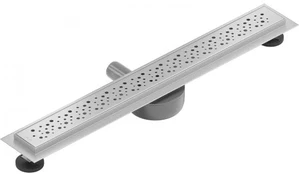 Dušo latakas Mexen Flat 360 Dots, Chrome, 60 cm