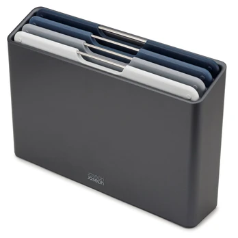 Joseph Joseph Folio Regular 4 pjaustymo lentelių rinkinys, pilkas