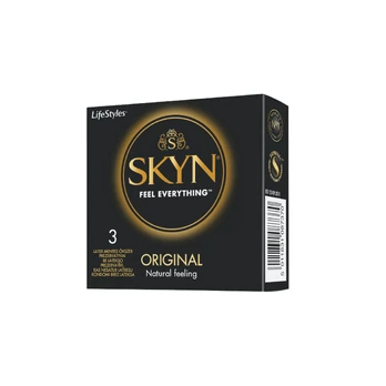 LIFESTYLES prezervatyvai SKYN Original, 3 vnt.