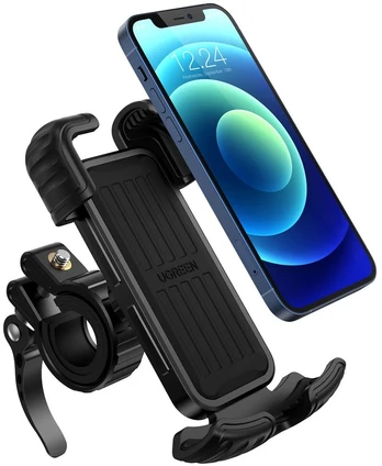 UGREEN Phone holder for bicycle - Juodas