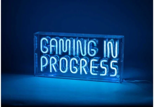 Fuj:tech Neon Gaming in progress seinävalaisin