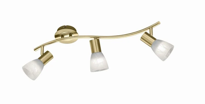 Trio-Lighting Levisto 3-pc E14 matt brass virziena gaismeklis