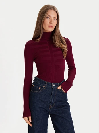 Morgan Golfas 132-MENTOS.M Violetinė Slim Fit