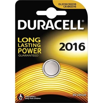 Ličio baterija Duracell CR2016, 3 V