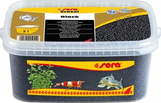 SERA Juodas smėlis 2-3 mm 3 l