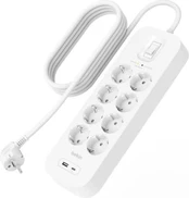 Belkin Components Surge Protection with USB C 8 Outlet kaina