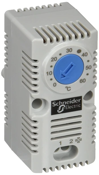 Termostatas vėdinimo valdymui 0-60°C, NO 10A 250VAC DIN