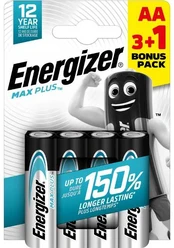 Maitinimo elementai ENERGIZER Max Plus, 4 vnt., AA LR6, E91 BP4 CEE kaina