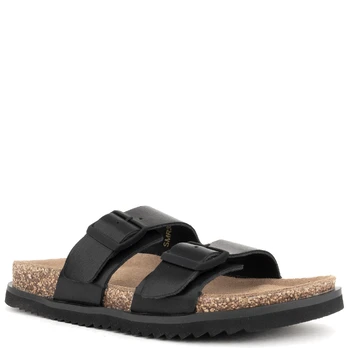 Šlepetės vyrams, Juoda, Slippers, SERGIO MORETTI