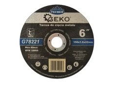 Pjovimo diskas Geko G78221, 150 mm x 1.6 mm x 22.23 mm kaina