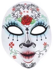 Widmann Dia De Los Muertos halvmaske