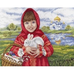 Easter Rabbit SNV-623 siuvinėjimo rinkinys iš MP Studija