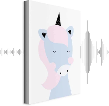 Artgeist Paveikslas - Sweet Unicorn (1 Part) Vertical