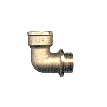 Alkūnė TMD brass, 1/2", 90°, vidinis/išorinis sriegis