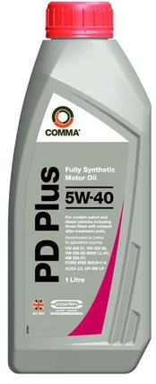 Variklių alyva COMMA PD Plus (1L) 5W40 sintetinis PD PLUS 5W40 1L